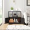 3-Tier Cubic Bookcase with Doors, 3-Cube Bookshelf with Cabinet & Open Shelves